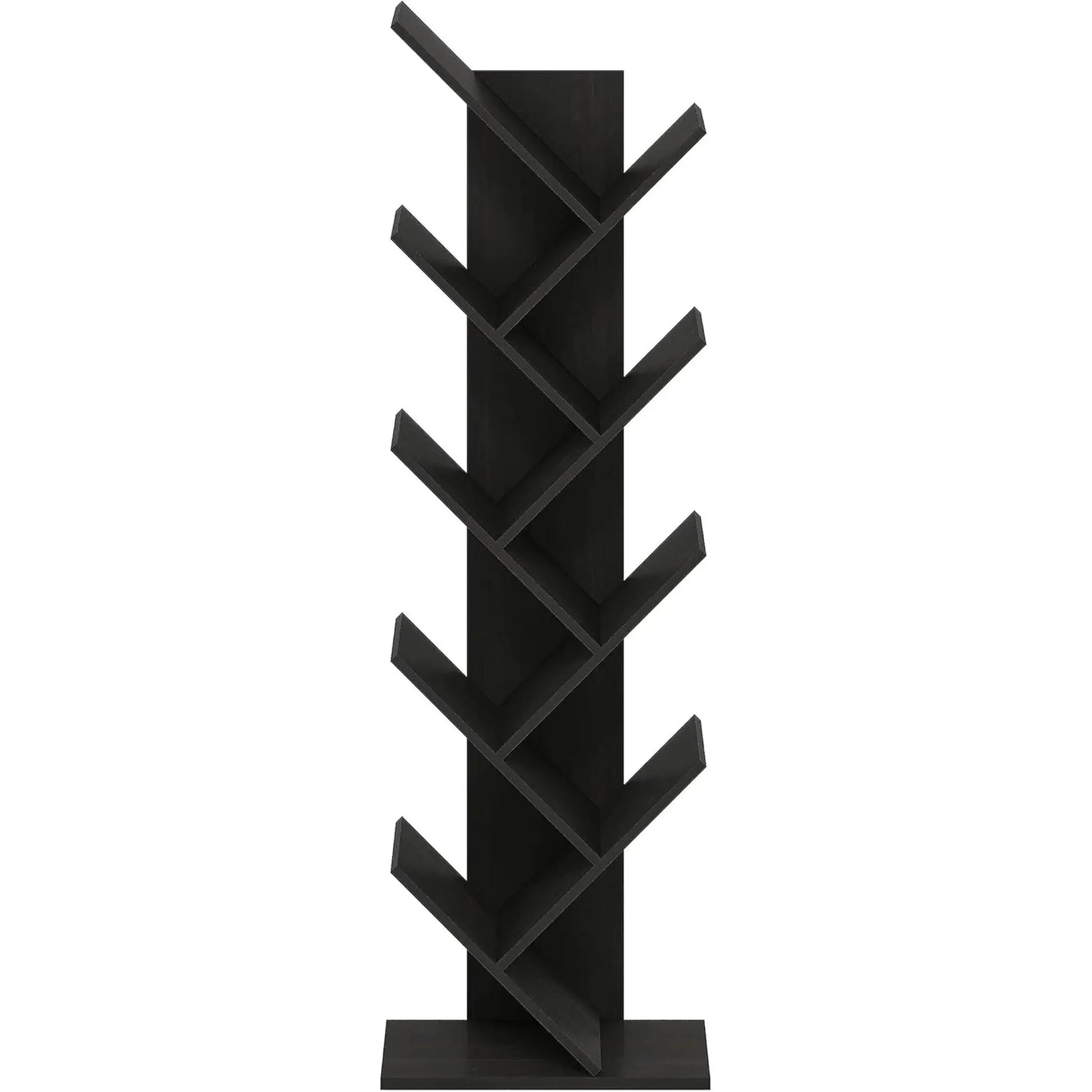 Bookshelf 9 Tier Floor Standing Tree Bookcase Espresso from PriceLows™