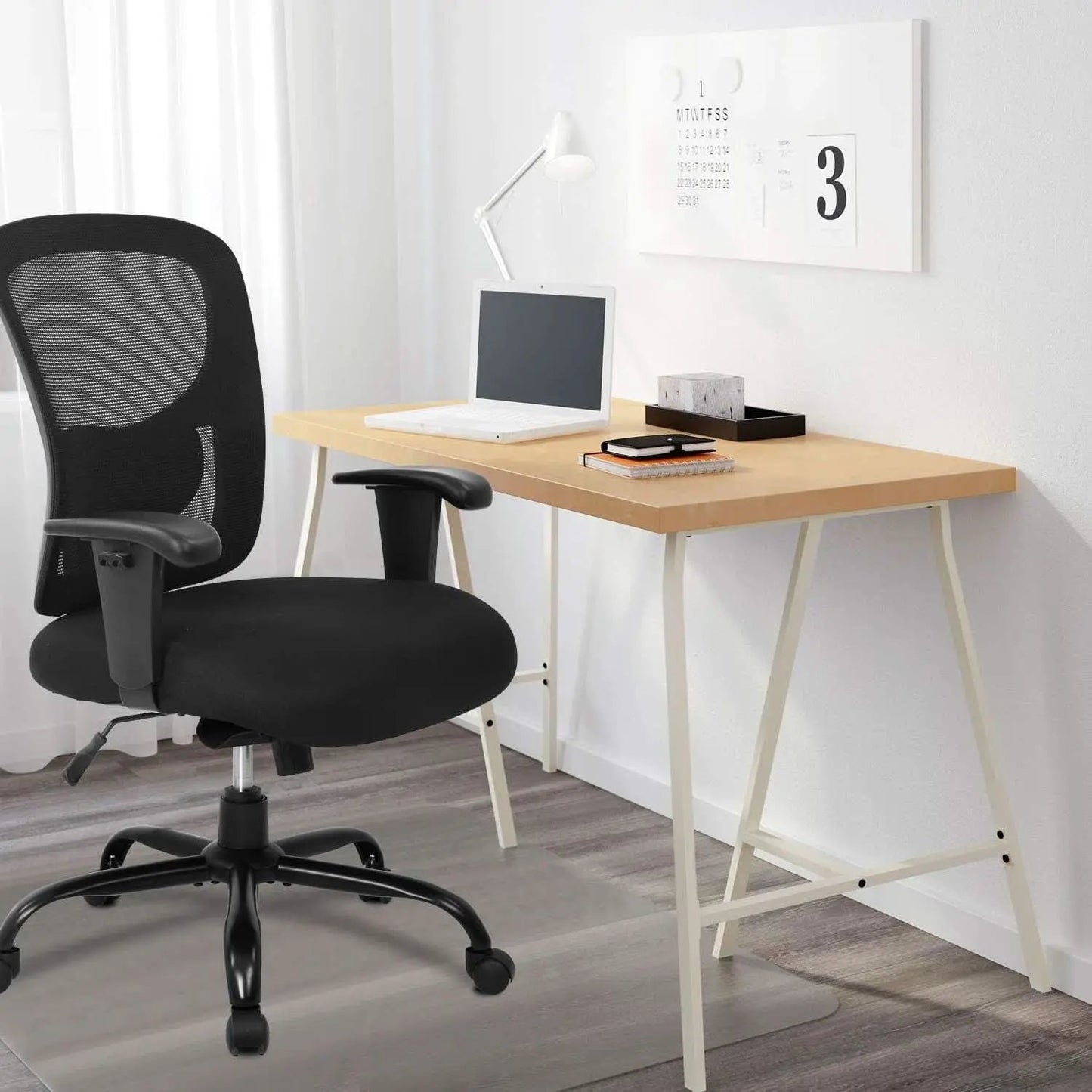Big And Tall Office Chair 500 Pound Capacity Lumbar Support from PriceLows™