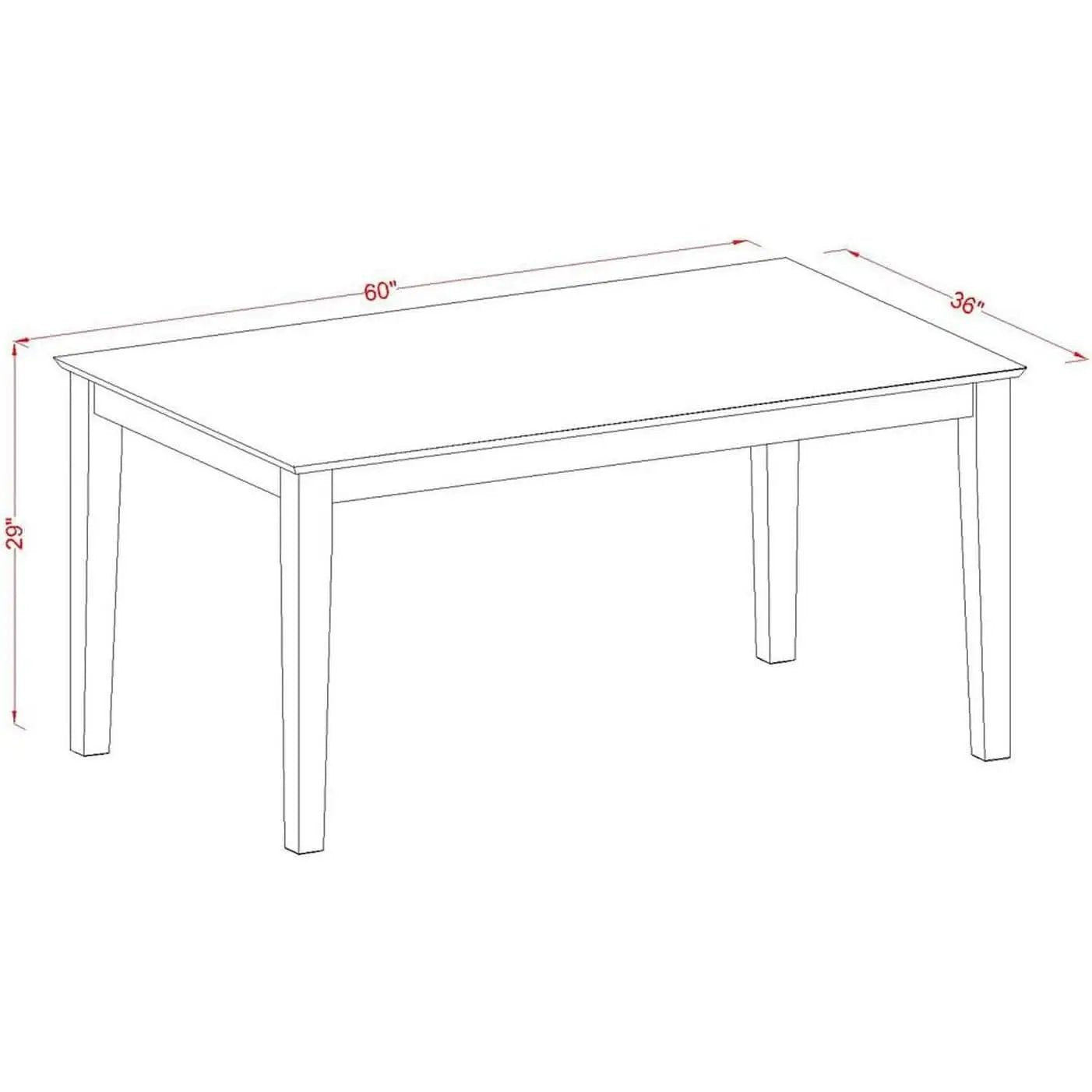 7 Piece Dining Table Set With 6 Chairs Modern Style from PriceLows™