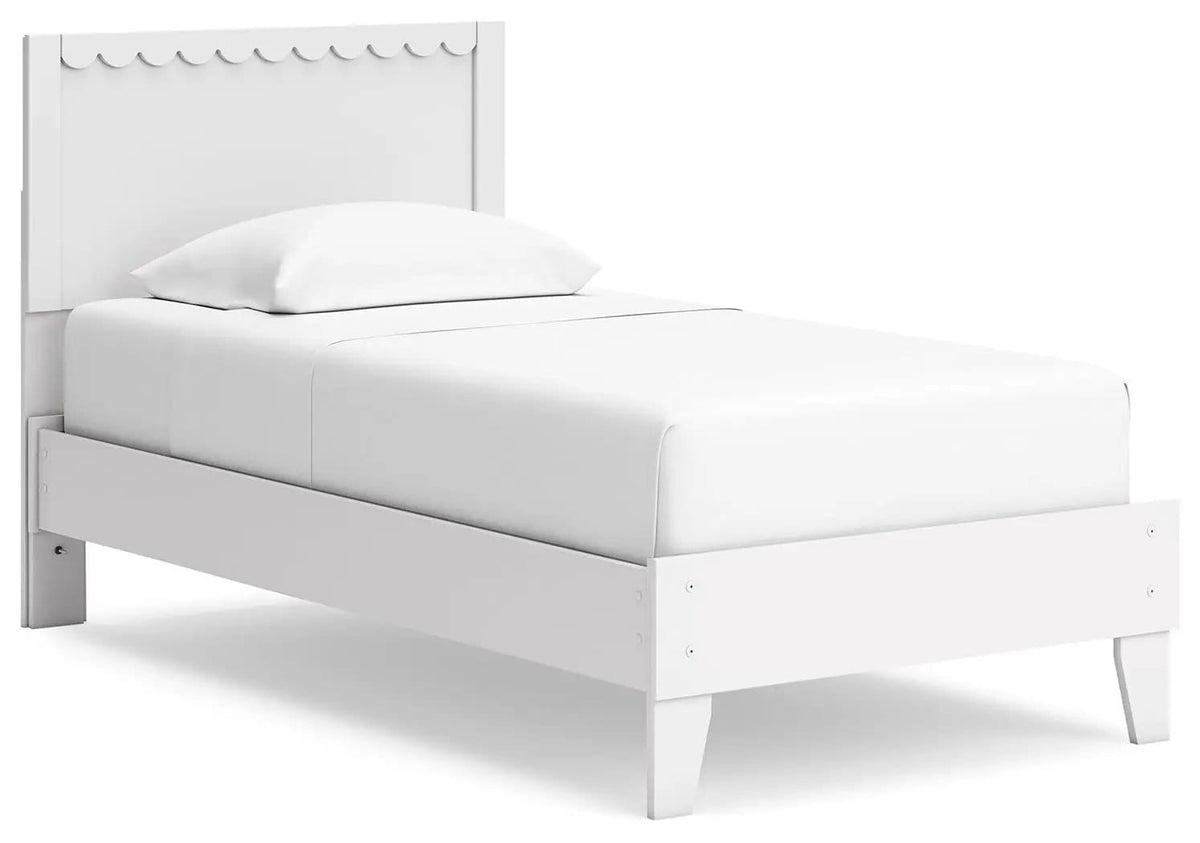 Hallityn Panel Platform Bed | 2 Pieces | Bedroom Furniture | Bedroom