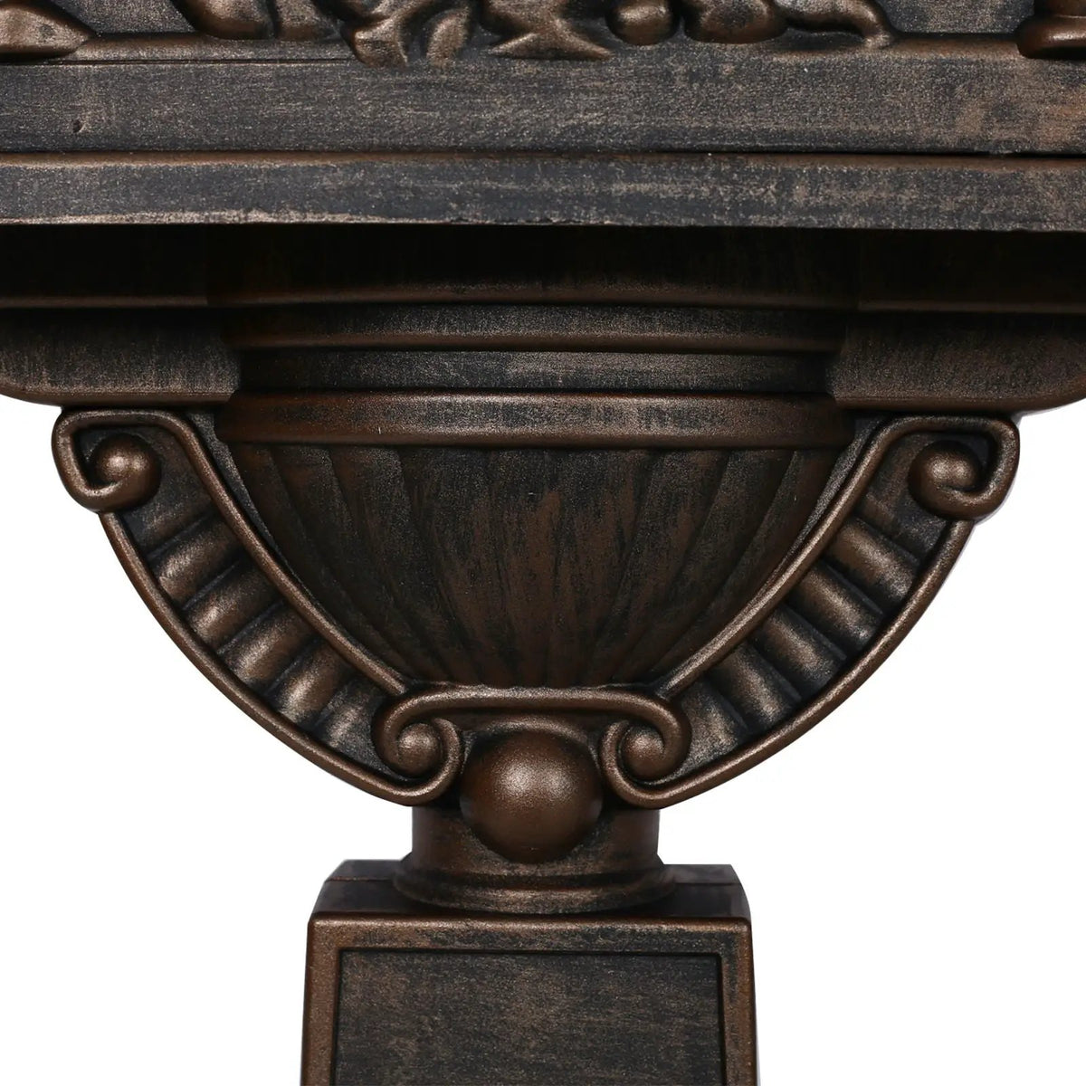 Cast Aluminum Mailbox | 45.5 Inch Height | Spacious Interior | Postal Box Design