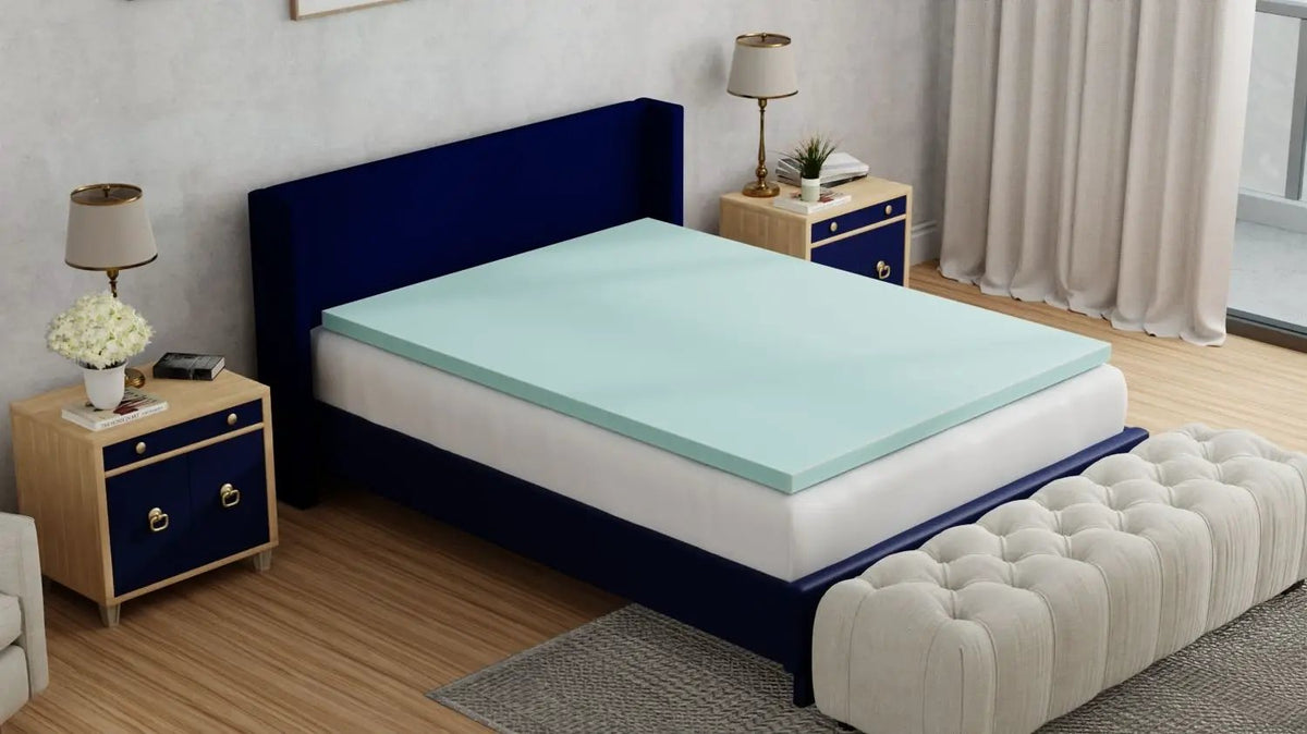 3 Inch Mattress Topper | Cooling Gel Memory Foam | Plush Feel | Twin Size