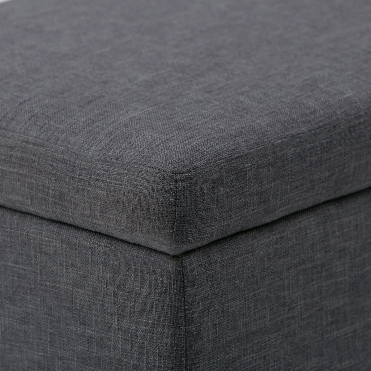 Storage Ottoman Bench | Solid Wood Frame | High Density Foam