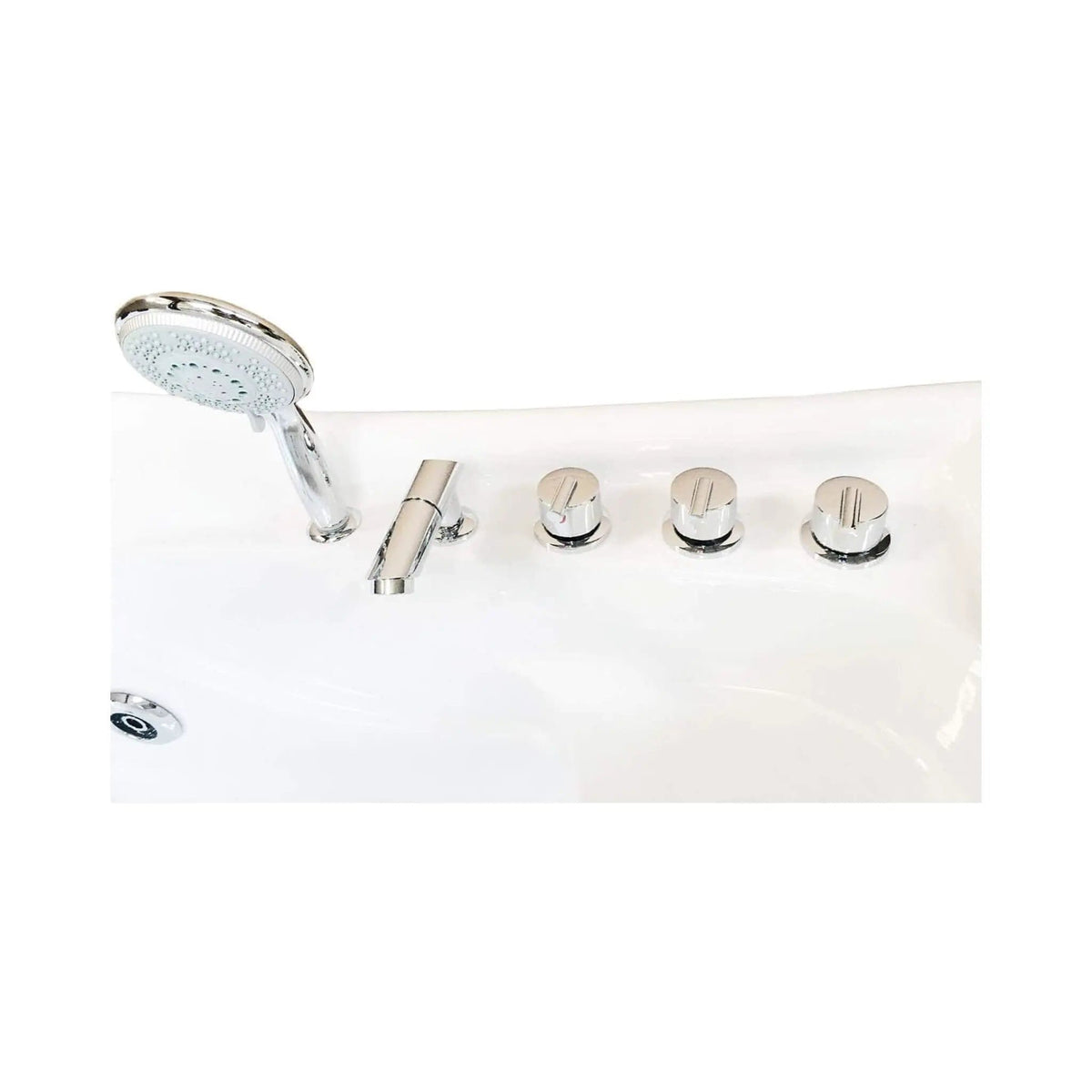 Cayman 67-Inch Premium 2-Person 16-Jet Whirlpool Hydromassage Bathtub | 67 Inch | 2-Person | Bathroom