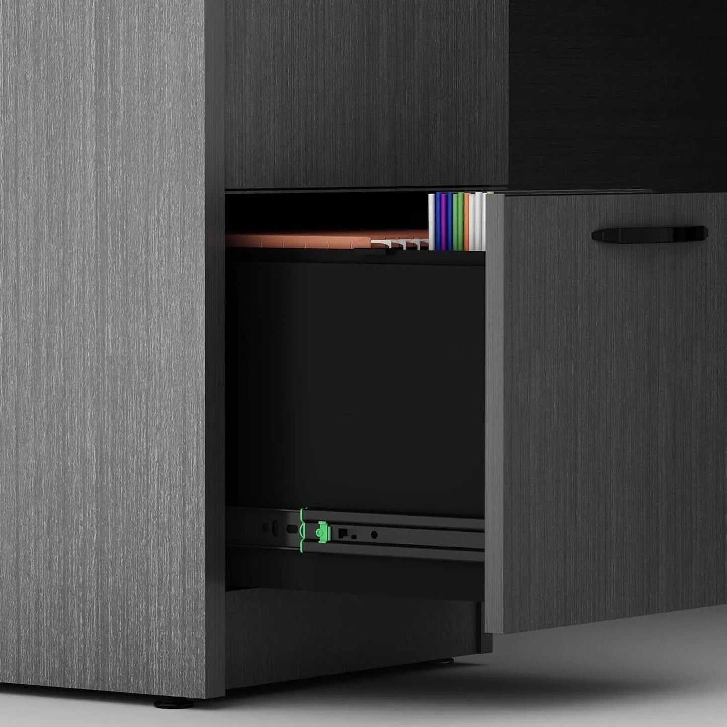 67 Inch U Shaped Executive Desk With 2 Storage Cabinets from PriceLows™