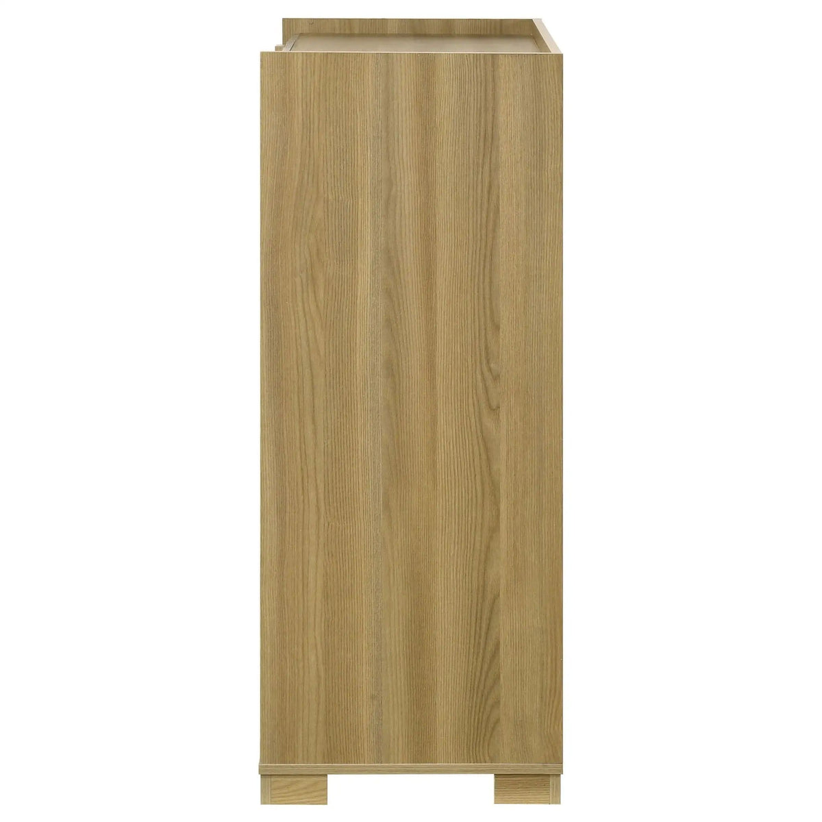 Hyland 4-drawer Chest of Drawers | 31 x 17.25 x 44 in | Engineered Wood & Metal | Natural