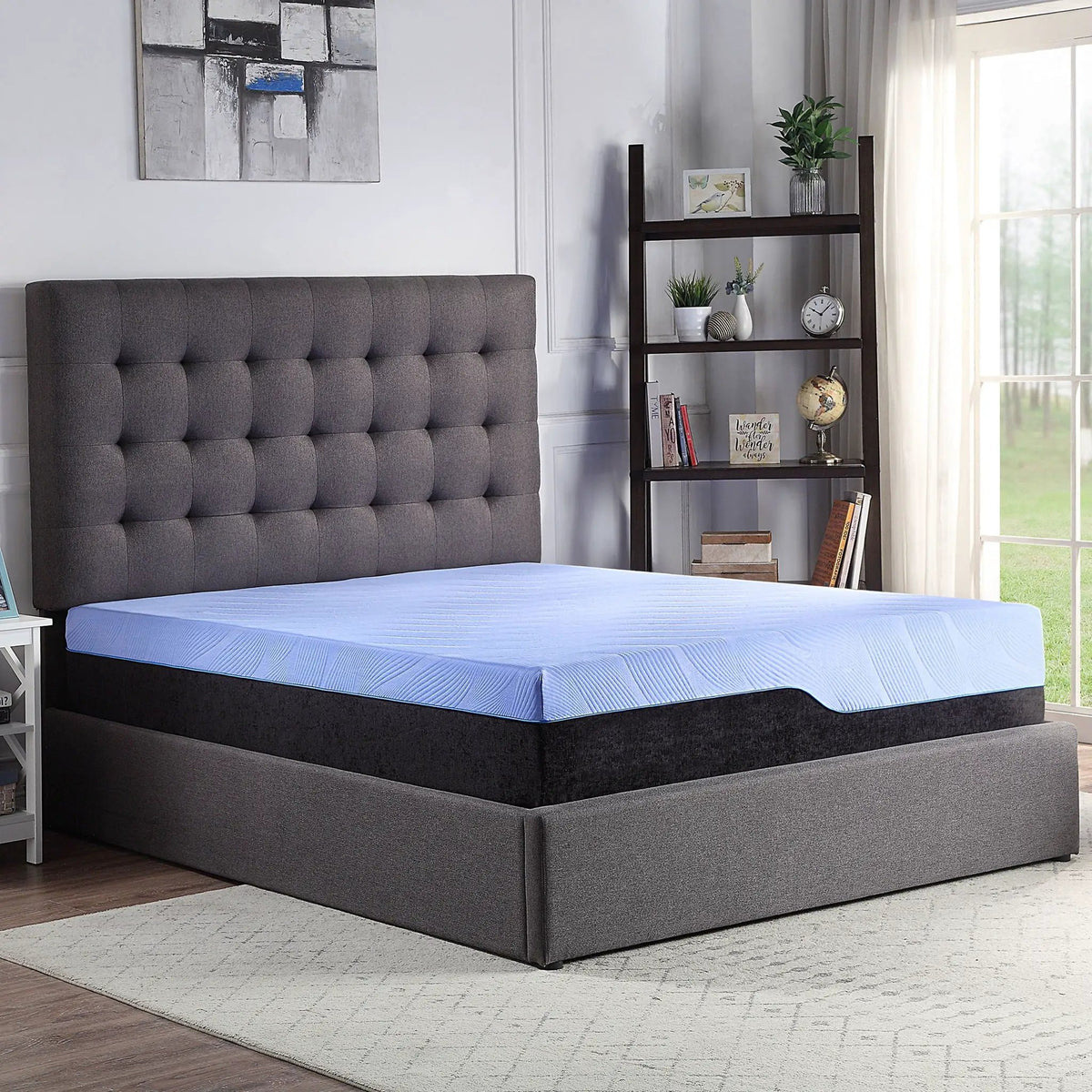 Hybrid Mattress | 12 Inch | Cooling Gel Memory Foam | Coil Support