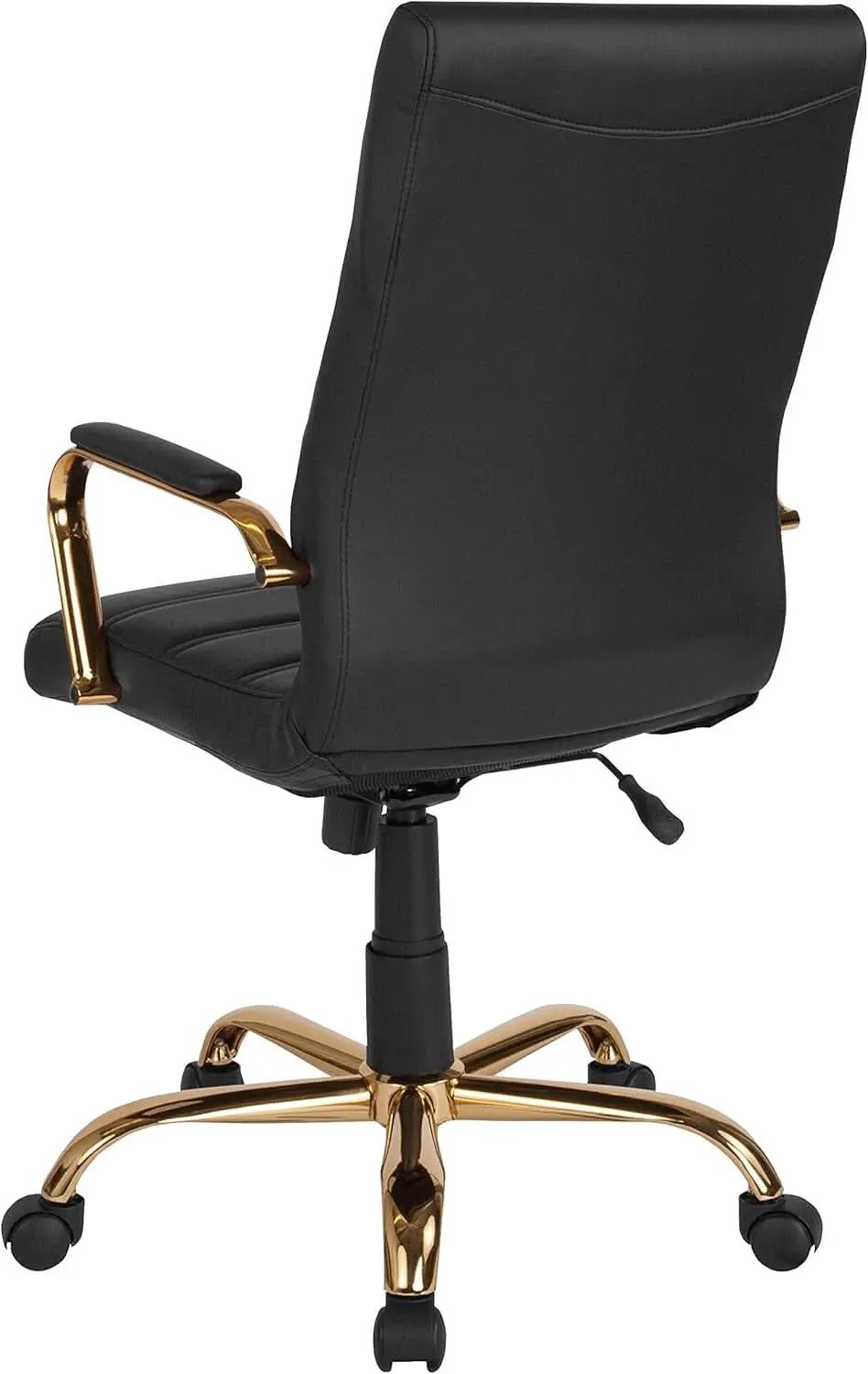 Whitney Black High Back Leathersoft Desk Chair Swivel from PriceLows™