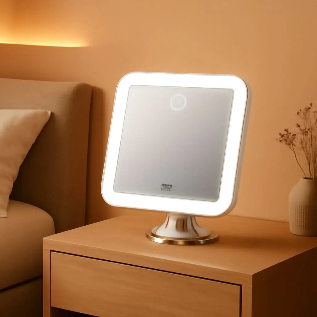 Rechargeable 10X Magnifying Mirror With LED Lights from PriceLows™