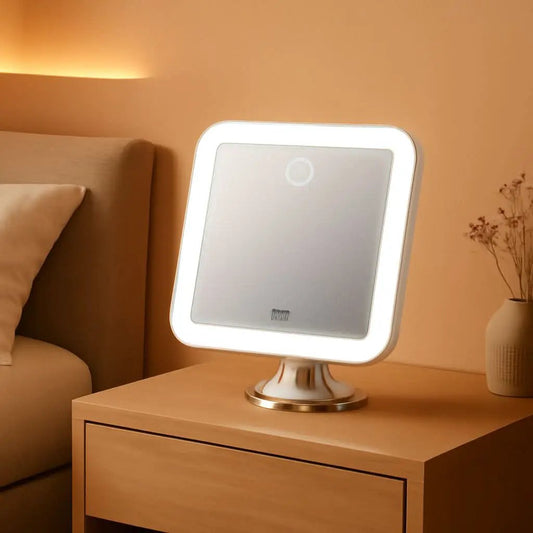 Rechargeable 10X Magnifying Mirror With LED Lights from PriceLows™