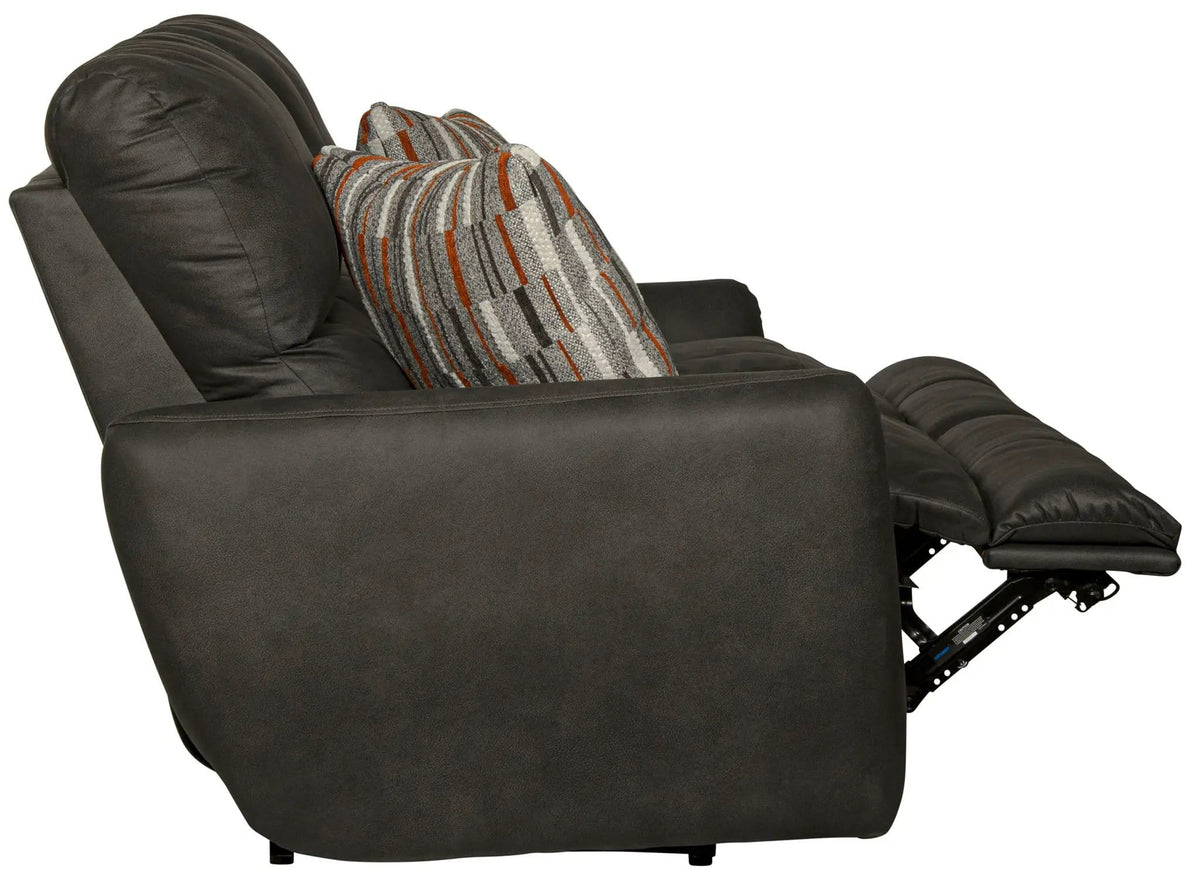 Dorian Reclining Loveseat | 4 Pieces | Faux Leather & Fabric | Living Room