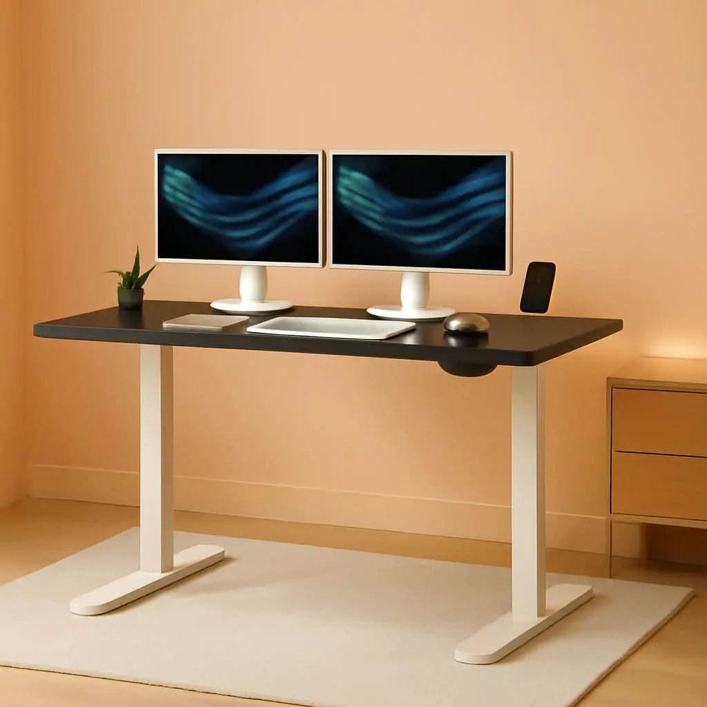 60 Inch Electric Height Adjustable Standing Desk For Office from PriceLows™