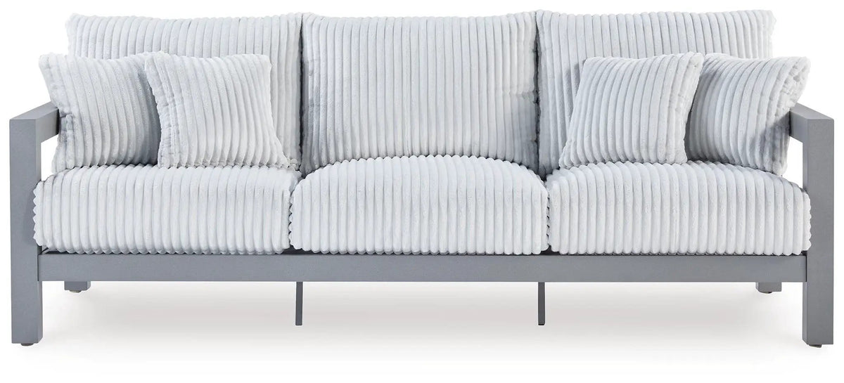 Hurley Park Sofa With Cushion | Gray | 84 Inch Seat Width | 22.13 Inch Seat Depth