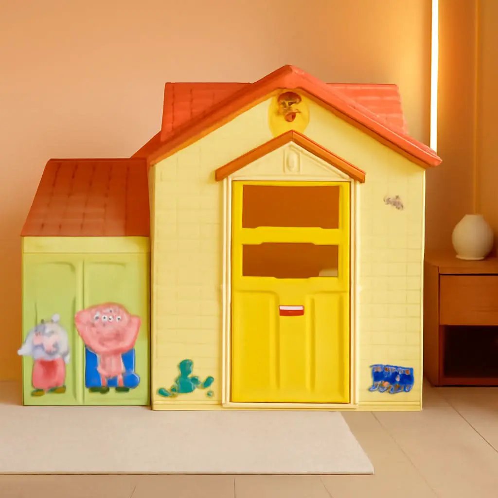 Peppa Pig Multipurpose Playhouse Outdoor Doors Tunnel from PriceLows™