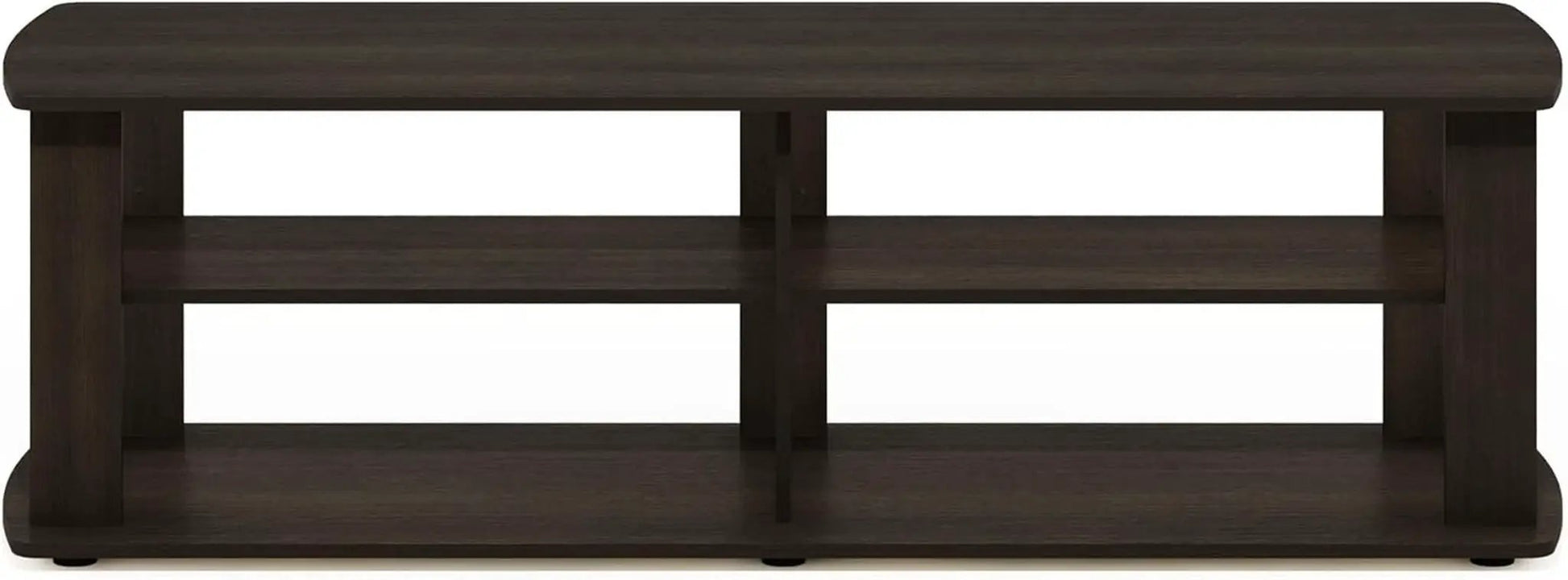 43.3 Inch Wide Dark Brown Entertainment Center TV Stand from PriceLows™