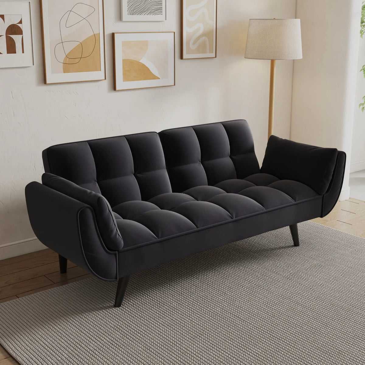 Convertible Sofa | Two Seater | Adjustable Back | Compact