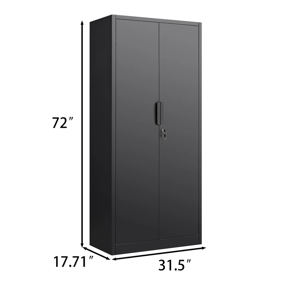 File Cabinet | Two Door | Four Adjustable Shelves | Heavy Duty Steel