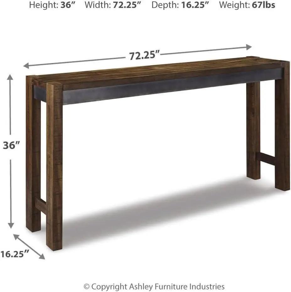 Torjin Urban Counter Height Dining Table Two Tone Brown from PriceLows™