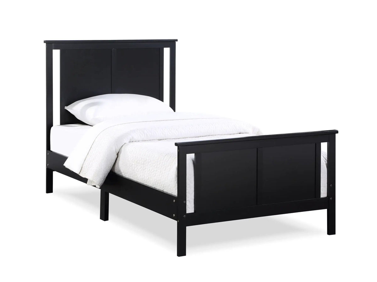 Connelly Twin Panel Bed | Split Panel Headboard | Reversible Back Panel | Traditional Heritage Design