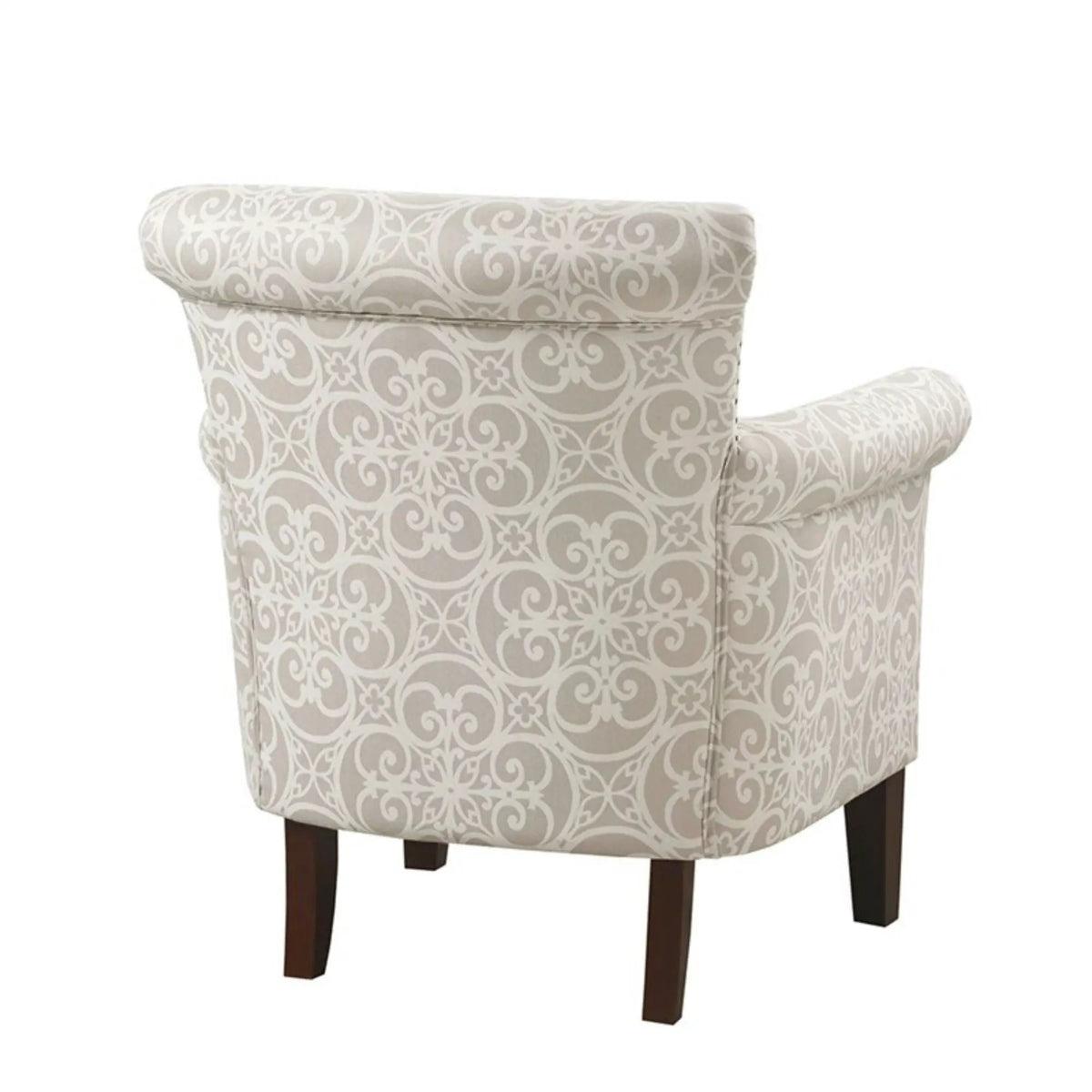 Brooke Tight Back Club Chair | Round Arms | Nailhead Trim | High-Density Foam