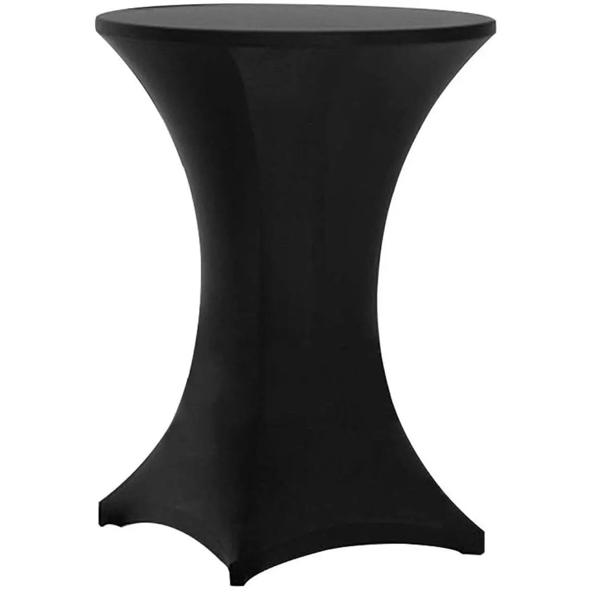 Spandex Cocktail Table Cover 32 Inch Round 8 Pack Set from PriceLows™