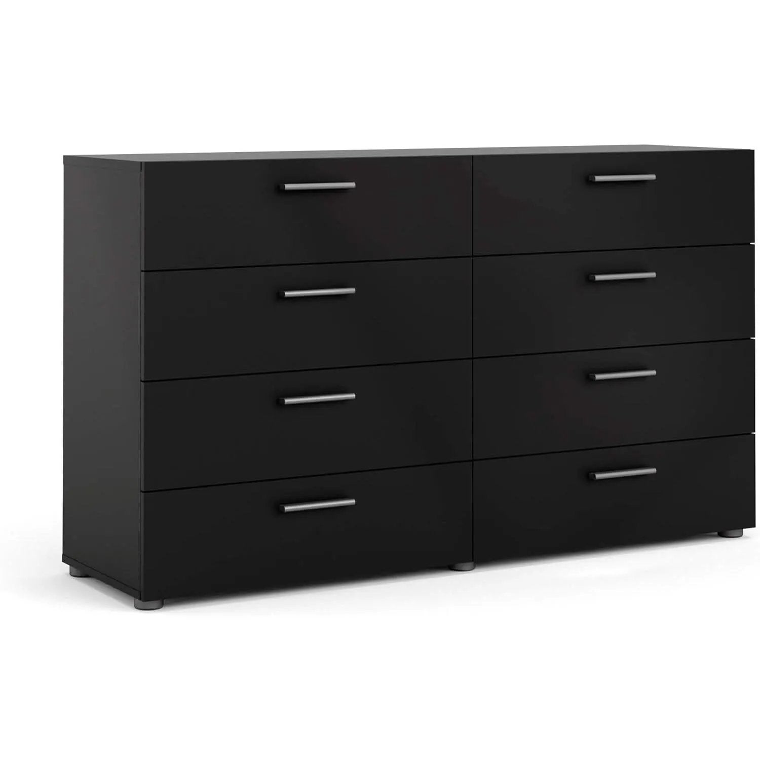 Black 8 Drawer Dresser For Bedroom With Compact Storage from PriceLows™