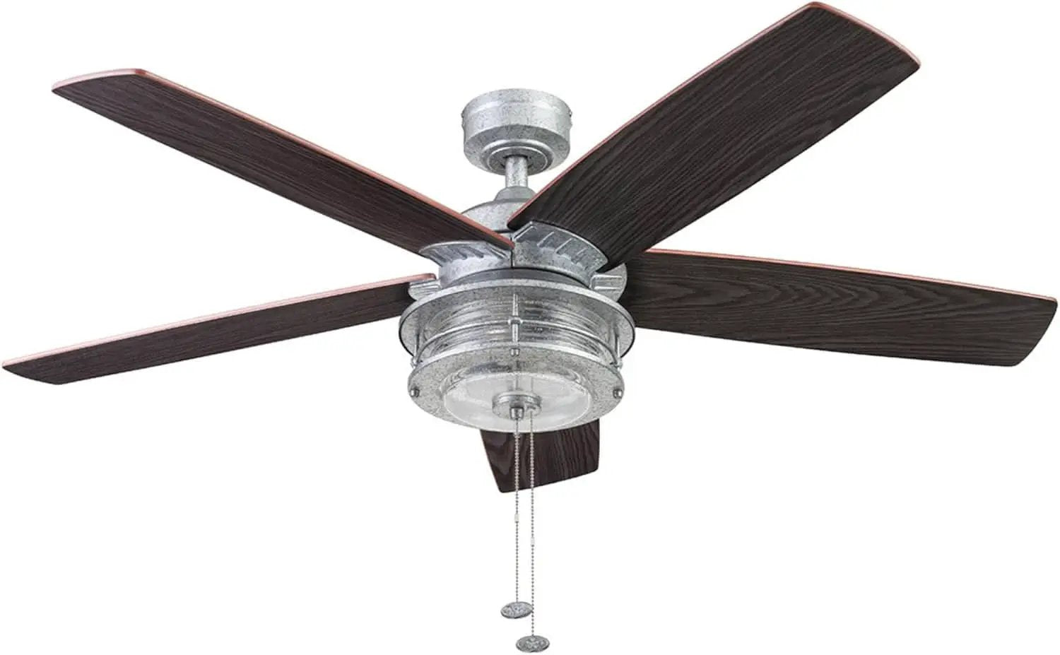 52 Inch Indoor Outdoor Ceiling Fan LED Light Dual Mount from PriceLows™