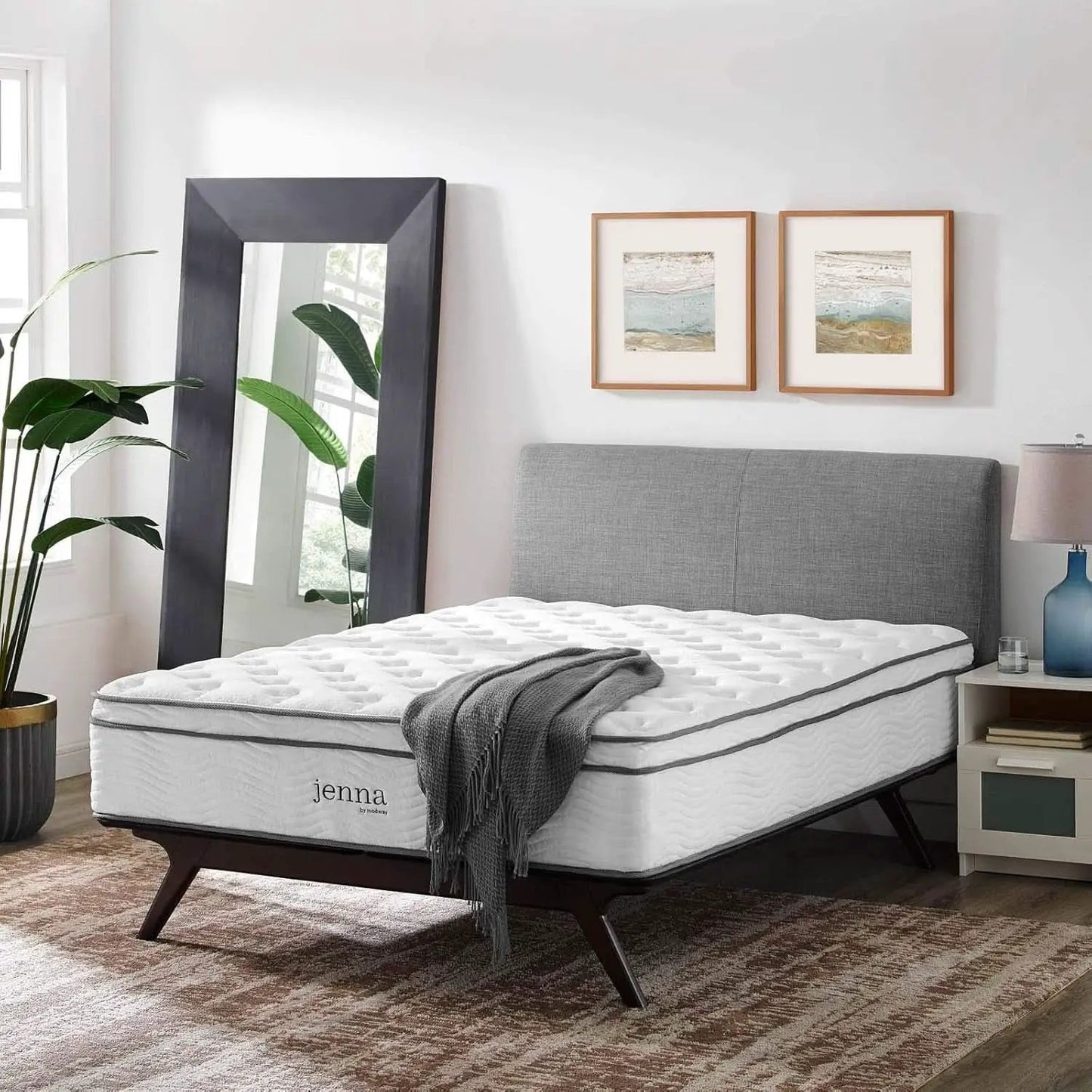 Queen Hybrid Mattress 14 Inch Memory Foam Wrapped Coils from PriceLows™