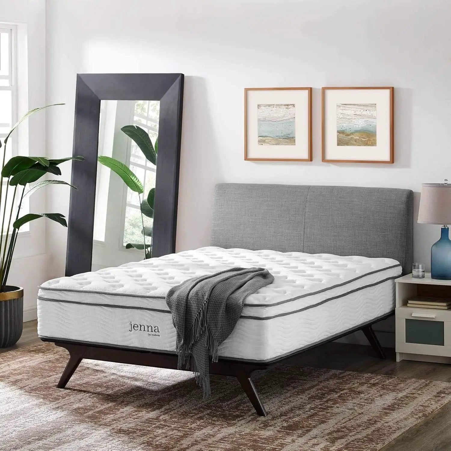 Queen Hybrid Mattress 14 Inch Memory Foam Wrapped Coils from PriceLows™