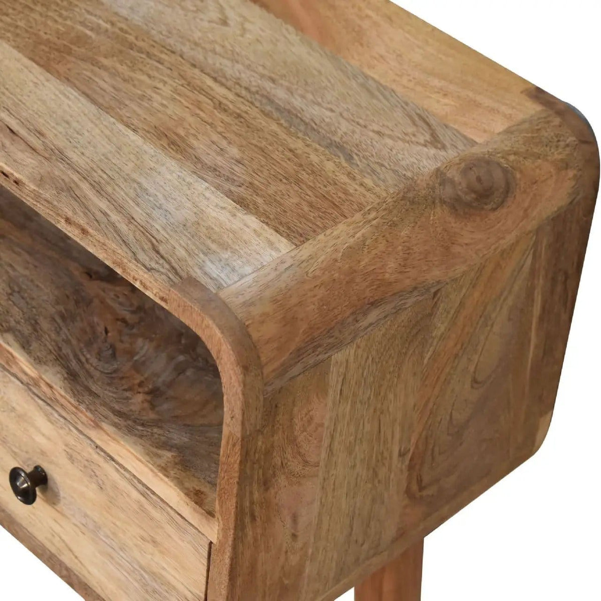 Curved Chestnut Console Table | 3 Pieces | Mango Wood | Living Room