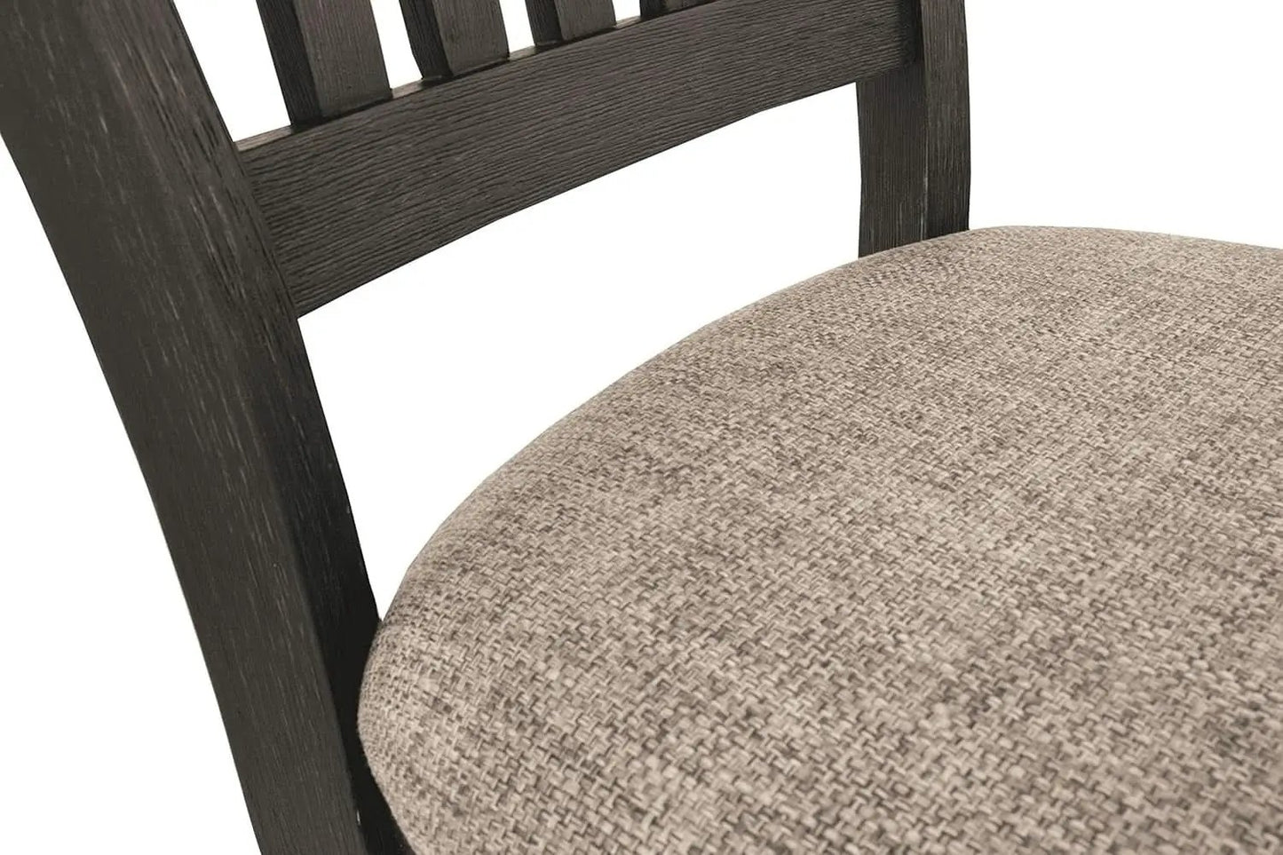 Upholstered Dining Chair 20 Inch Antique Black Set Of 2 from PriceLows™