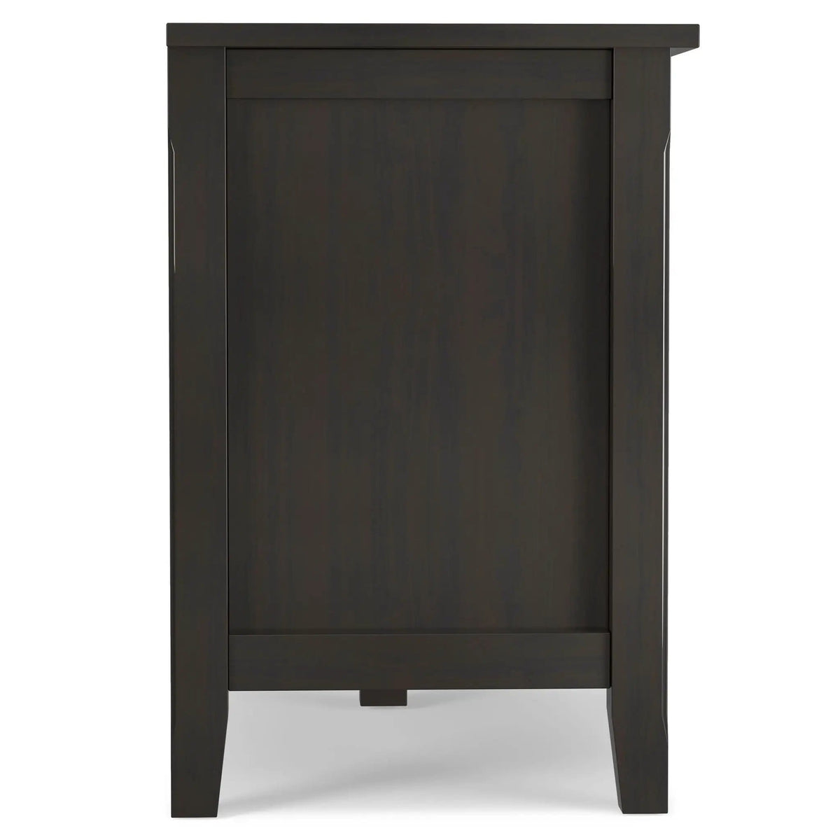Warm Shaker TV Media Stand | 72 x 17.5 x 26 in | Solid Wood | Hickory Brown