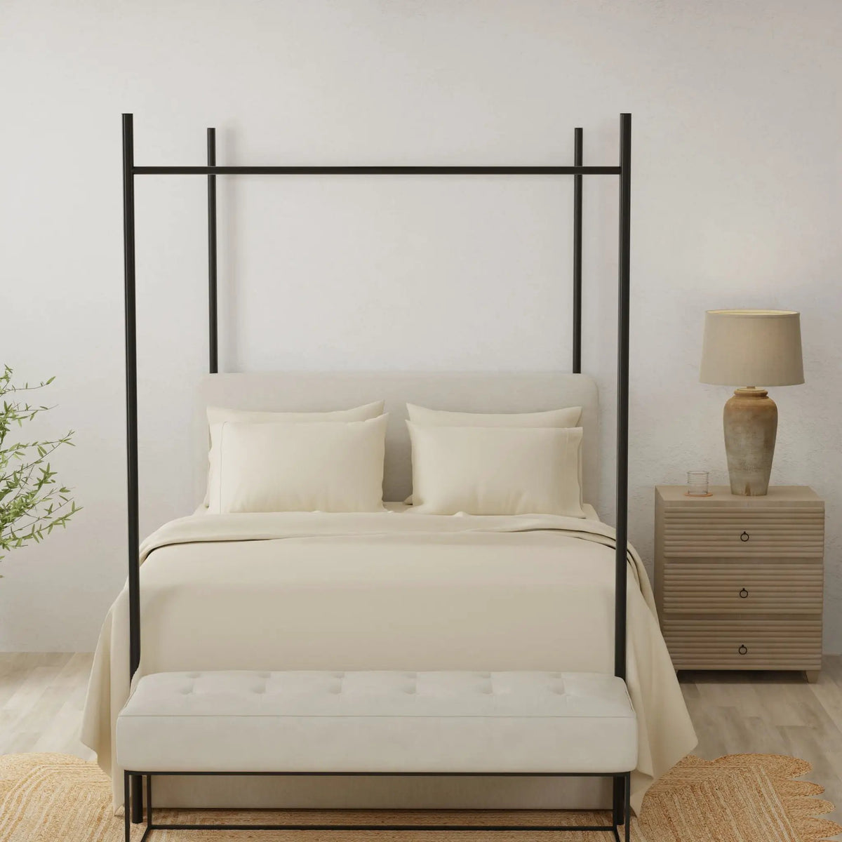 Brushed Hypoallergenic Sheet Set | Luxuriously Soft | Secure Fit | Deep Pocket Design