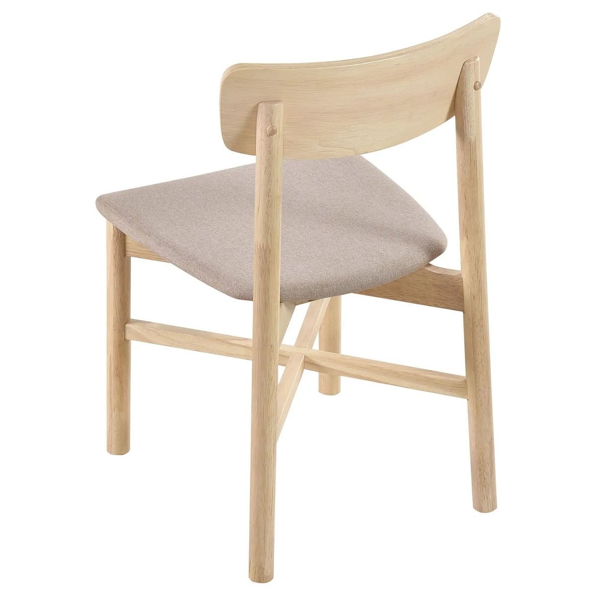 Parkridge Dining Side Chair White Washed (Set of 2) | 18.75 x 20.75 x 31.5 in | Engineered Wood | Dining Room