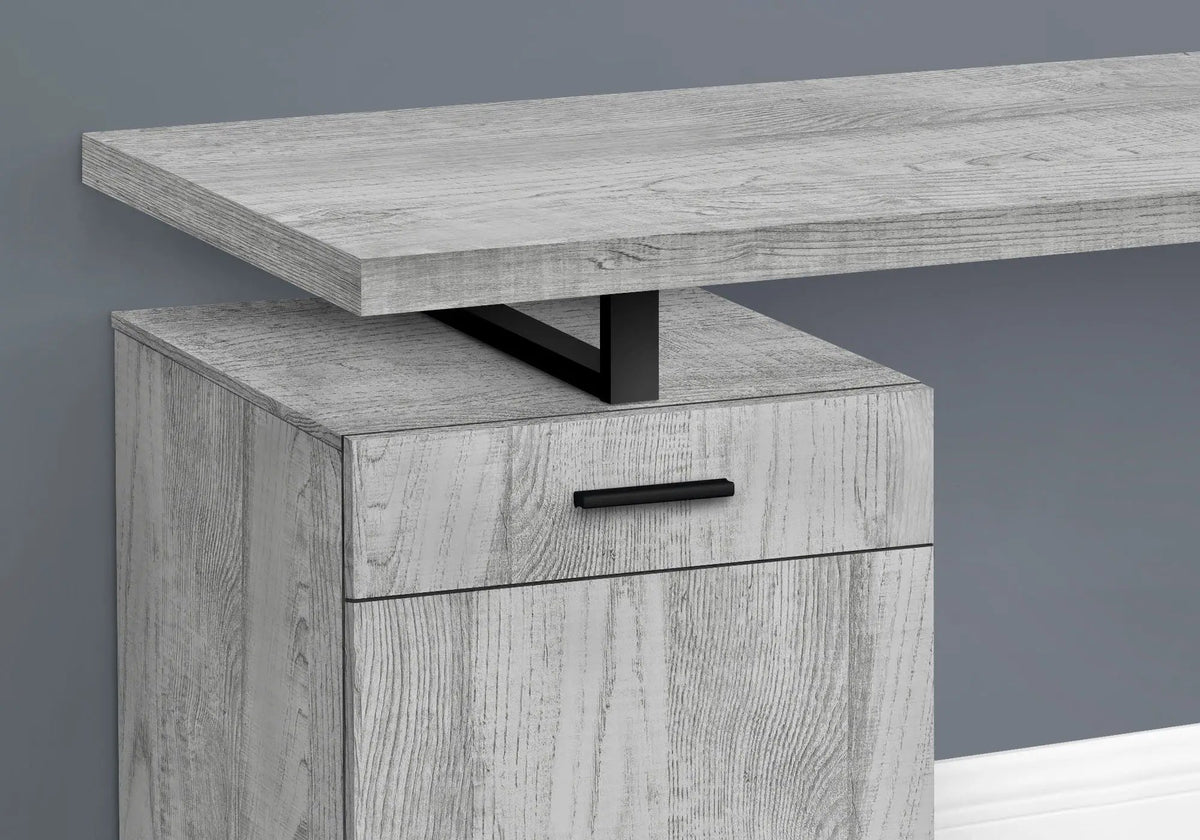 Computer Desk With Storage Unit | 47.25 Inch Width | Left Or Right Setup | One Drawer