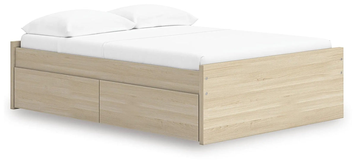 Platform Bed | Four Storage Drawers | Clean Minimal Design