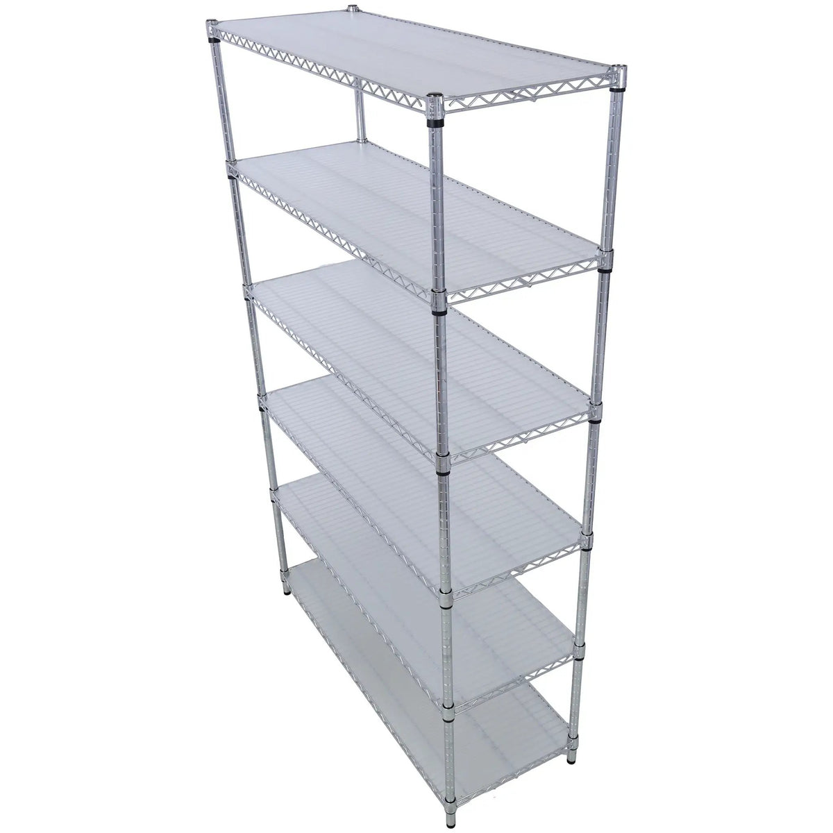 6 Tier Wire Shelving Unit | 6000 Lb Capacity | NSF Metal Rack | Adjustable Shelves