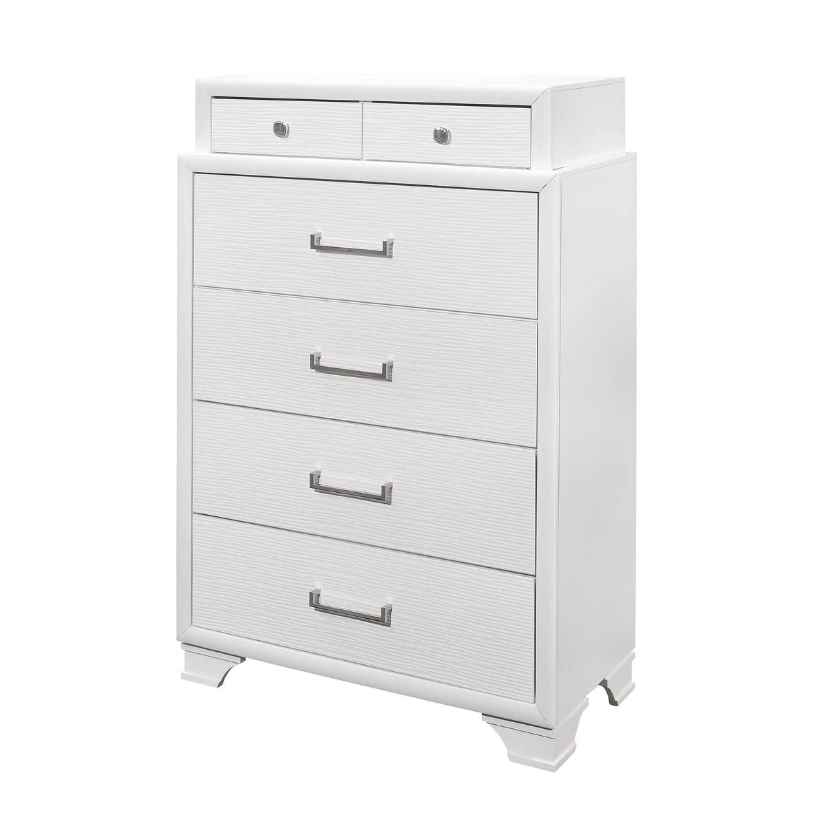 Civic Chest | 2 Pieces | Solid Wood & Metal | Living Room