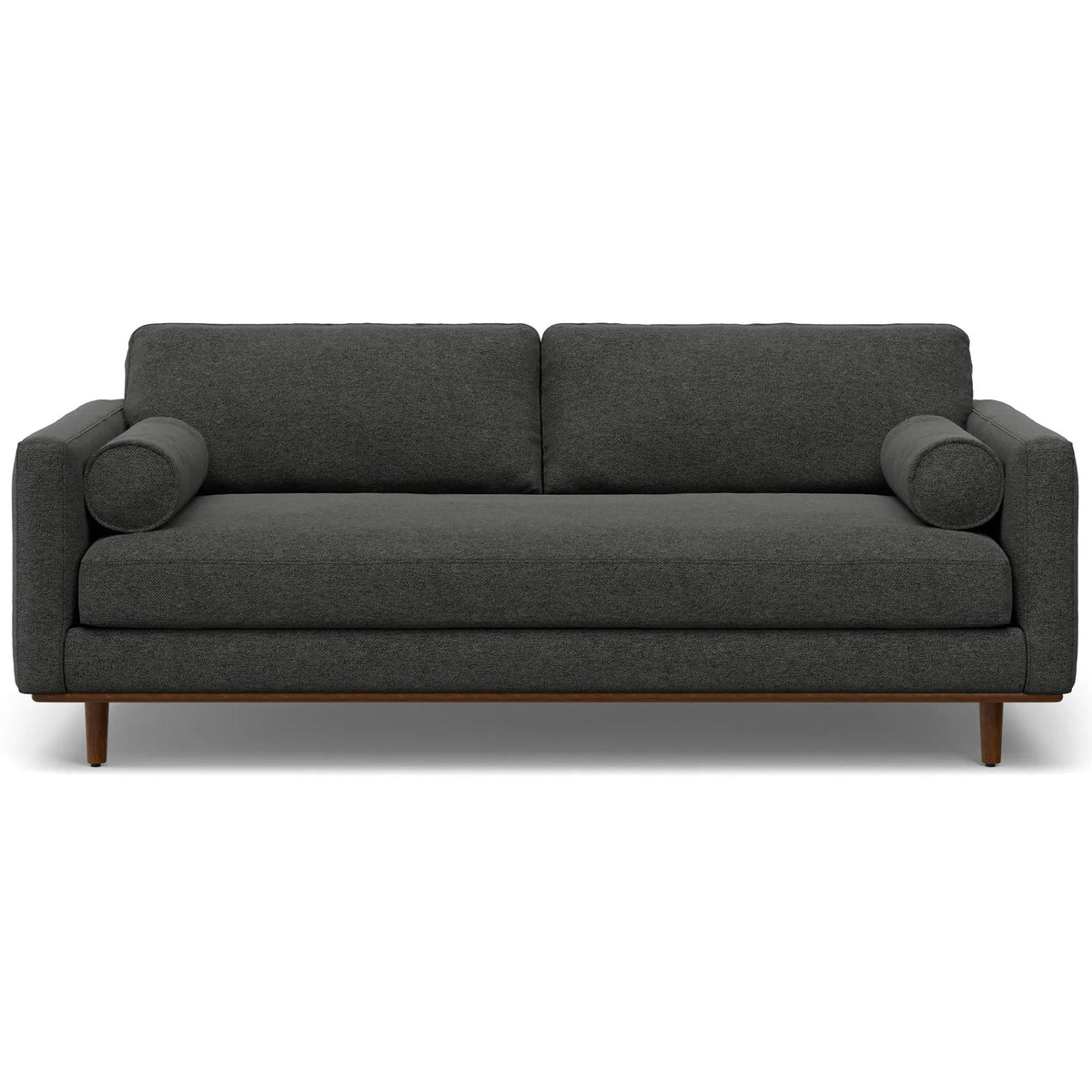 Morrison Upholstered Sofa | Recycled Blend Fabric | Single Bench Seat Cushion | 72 Inch Length