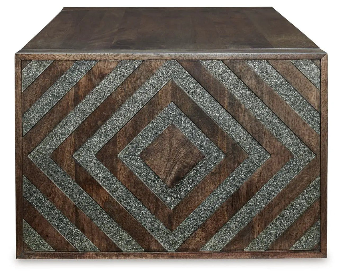 Dreggan Rectangular Cocktail Table | 50 x 27 x 18.25 in | Mango Wood | Brown