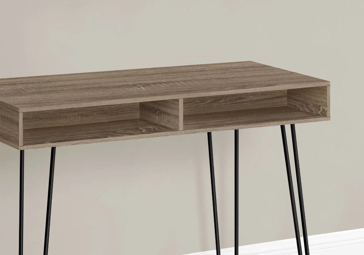 Computer Desk With Cubbies | 40 Inch Width | Left Or Right Setup | Sleek Laminate Finish