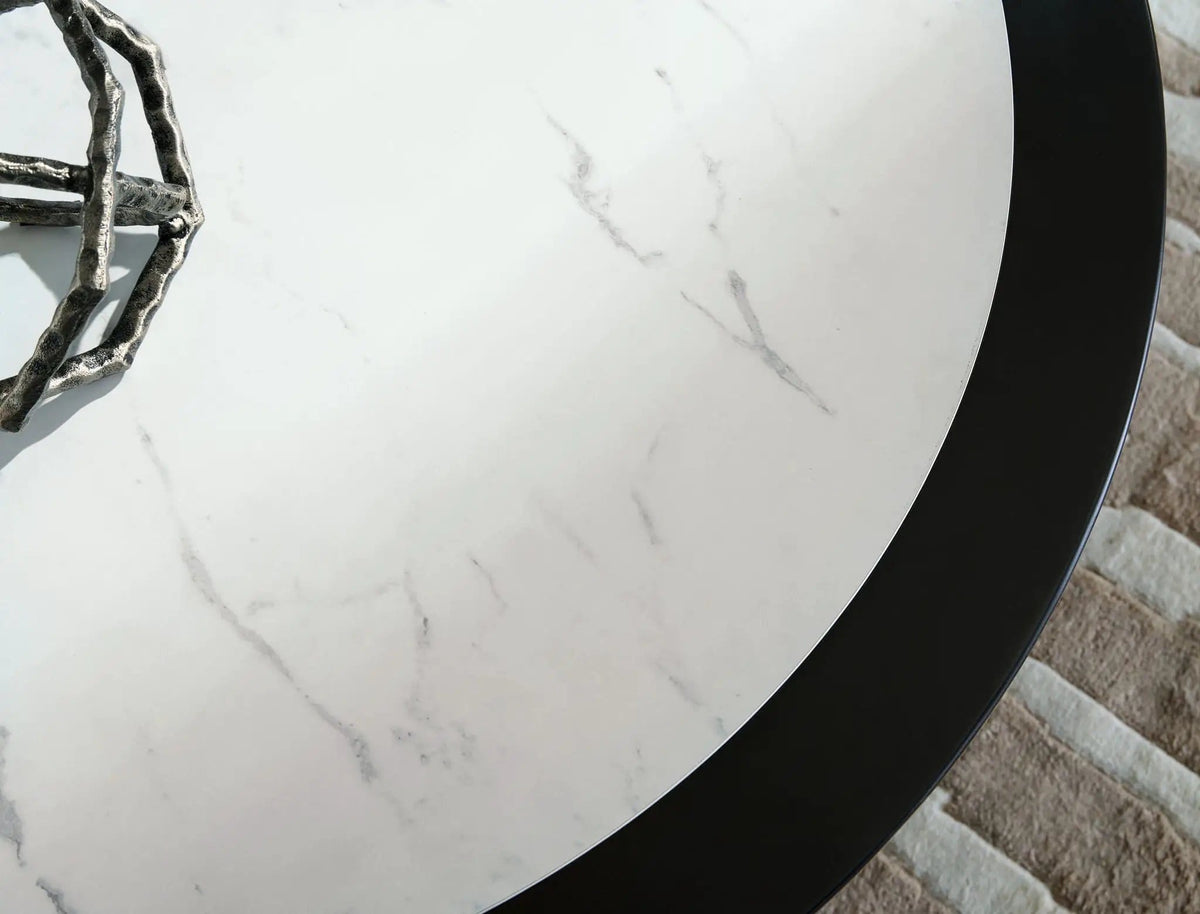 Grayman Round Table | 2 Pieces | Marble | Living Room