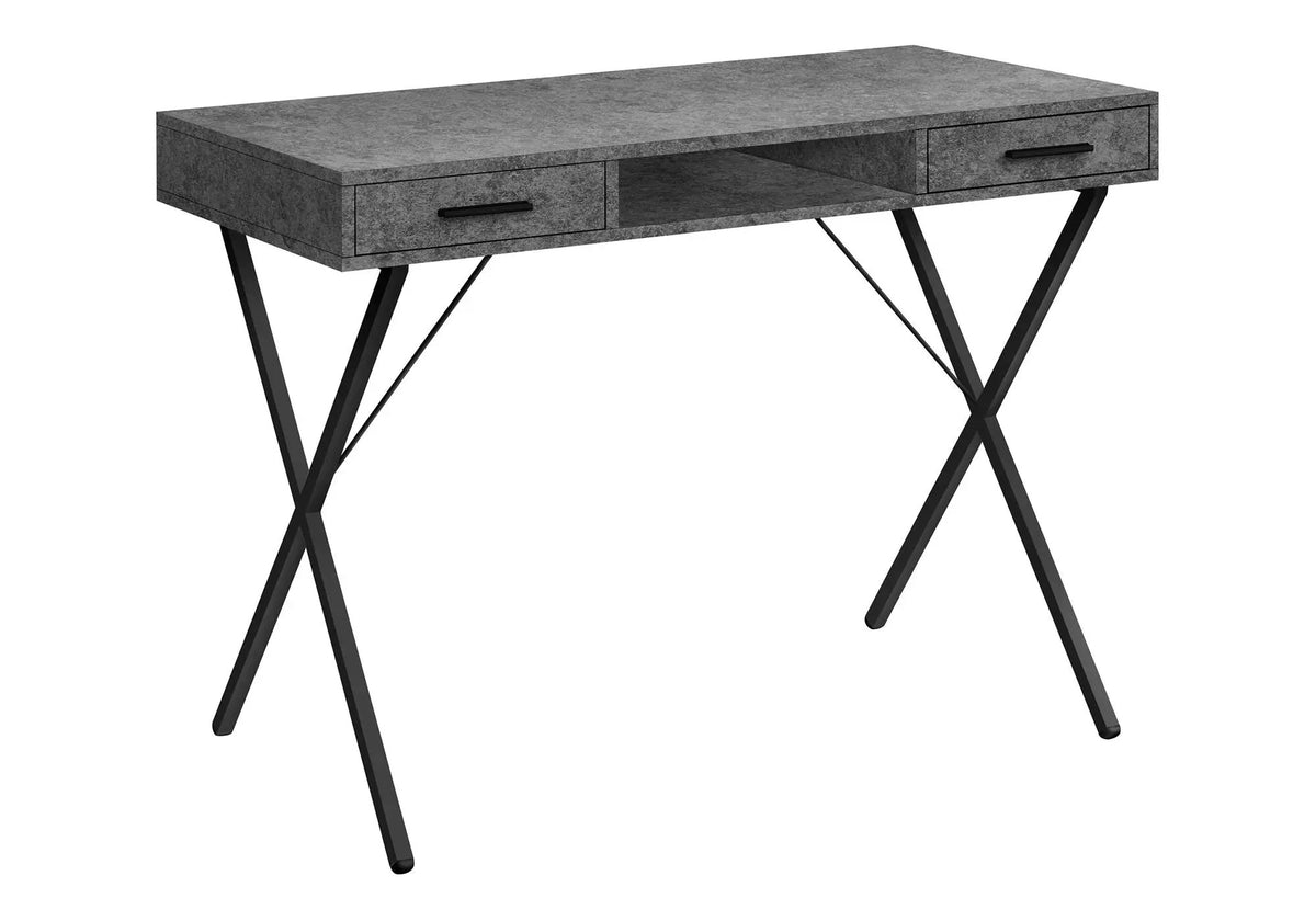 Computer Desk With Drawers | 42 Inch Width | Left Or Right Setup | Laptop Friendly