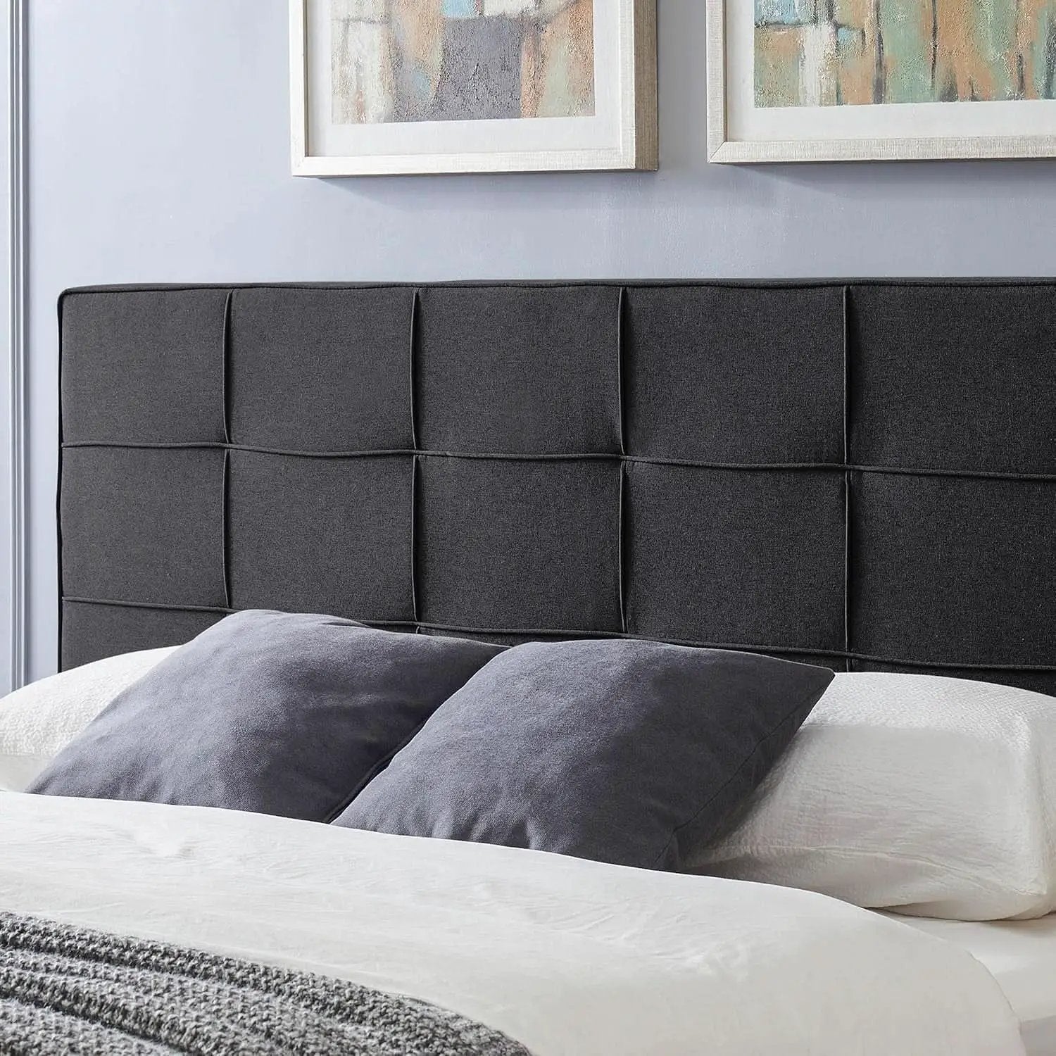 King Size Upholstered Headboard with Adjustable Modern Design from PriceLows™