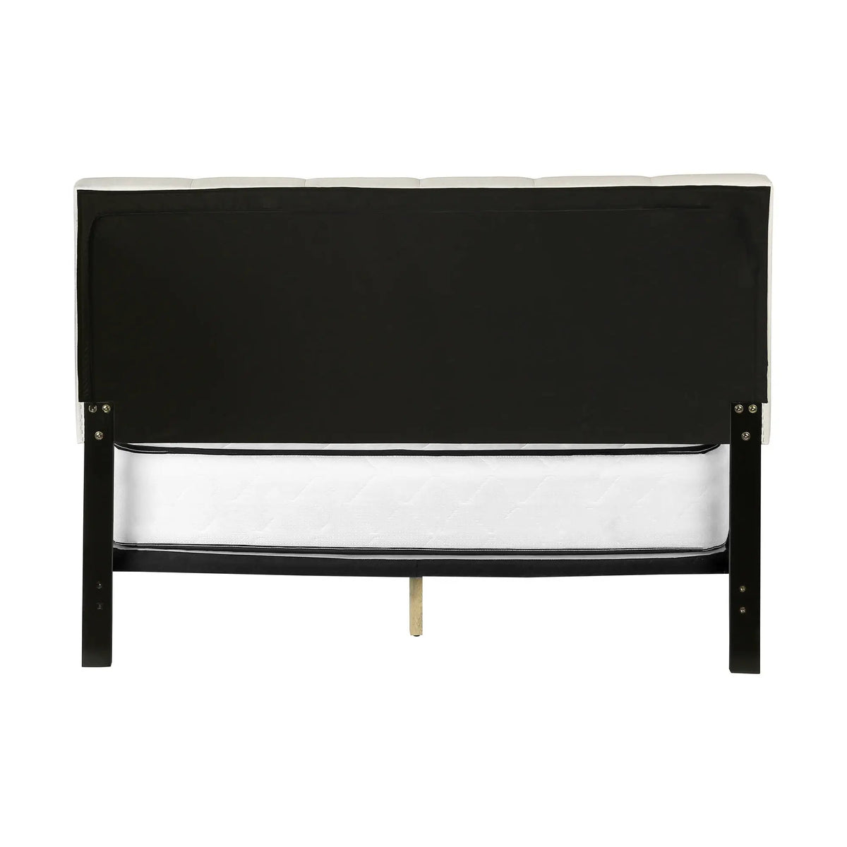 Upholstered Platform Bed Frame | Transitional Style | Frame Only | Thick Foam Padding