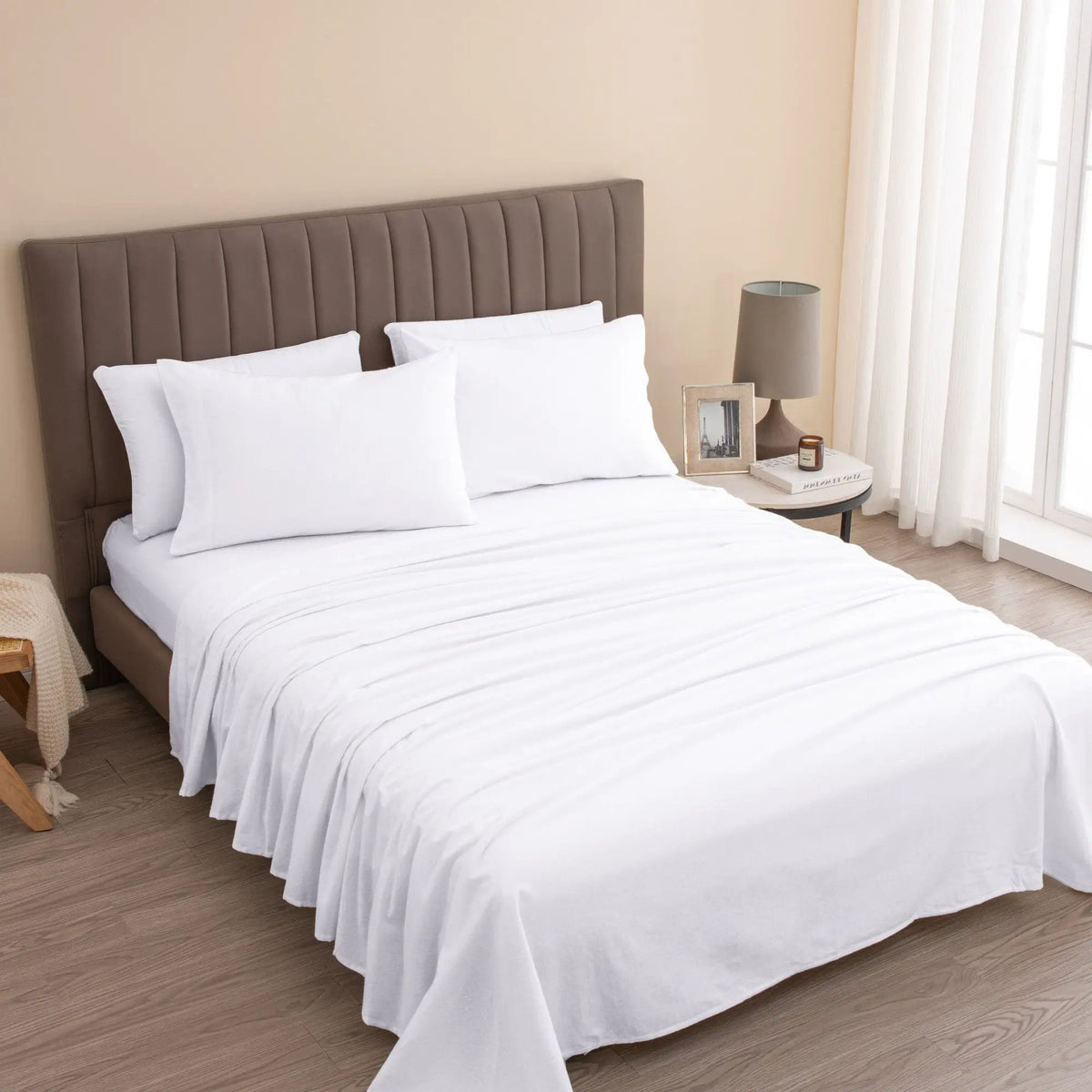 Turkish Cotton Flannel Sheet - Raye Collection from PriceLows™