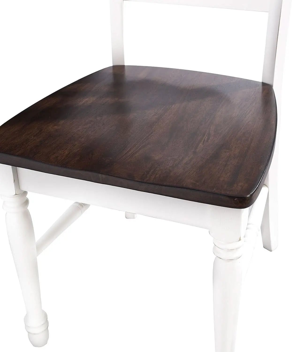 Shelby Distressed White X Back Dining Chairs Set Of 2 from PriceLows™