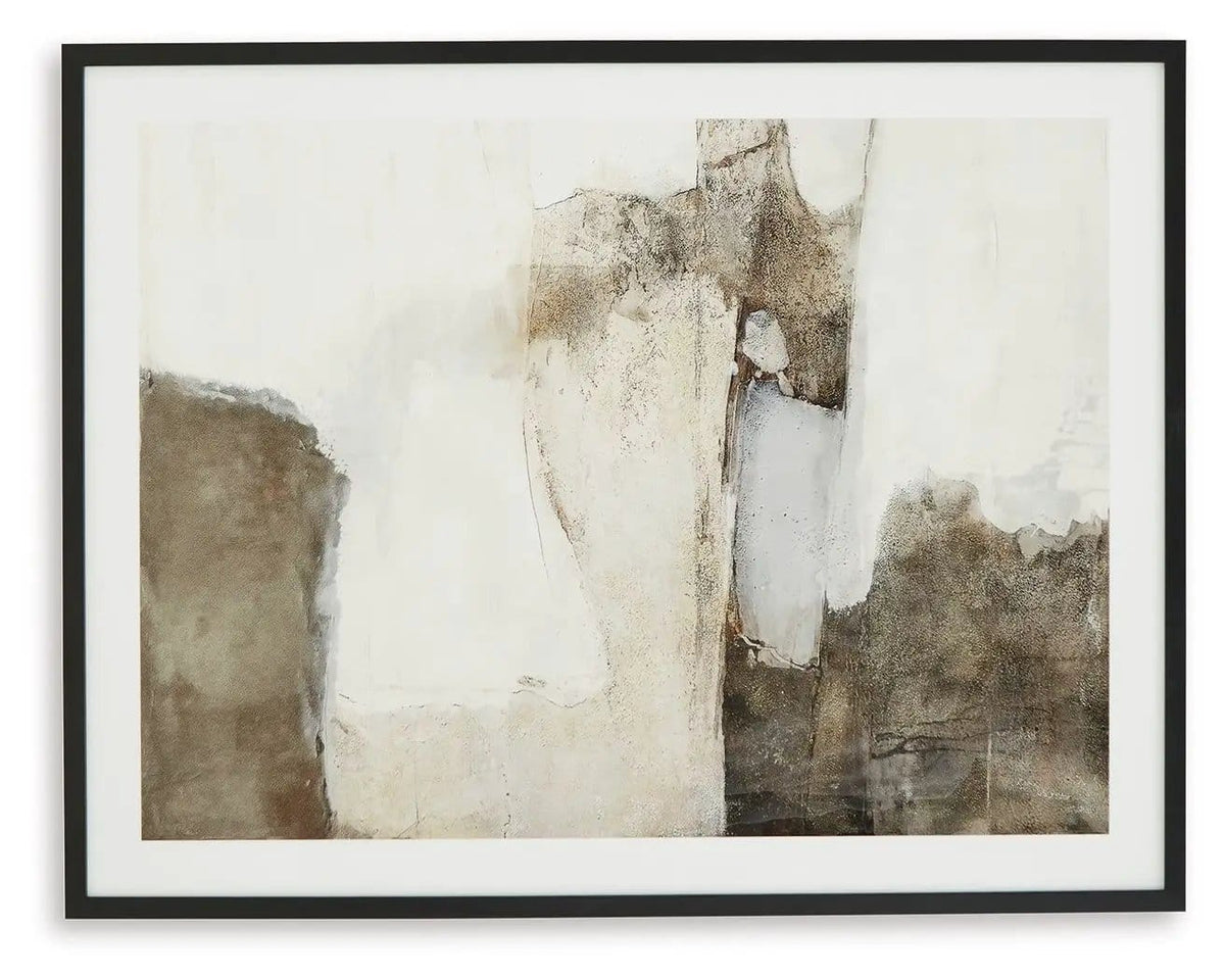 Aldricton Wall Art Framed Print | 30.13 x 1.13 x 40.13 in | Home Furniture | Brown / White