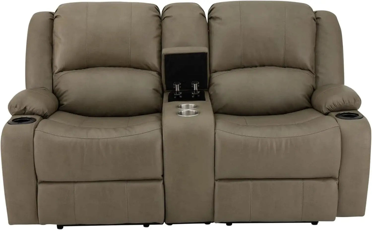 67 Inch Putty Powered RV Wall Hugger Recliner Sofa from PriceLows™