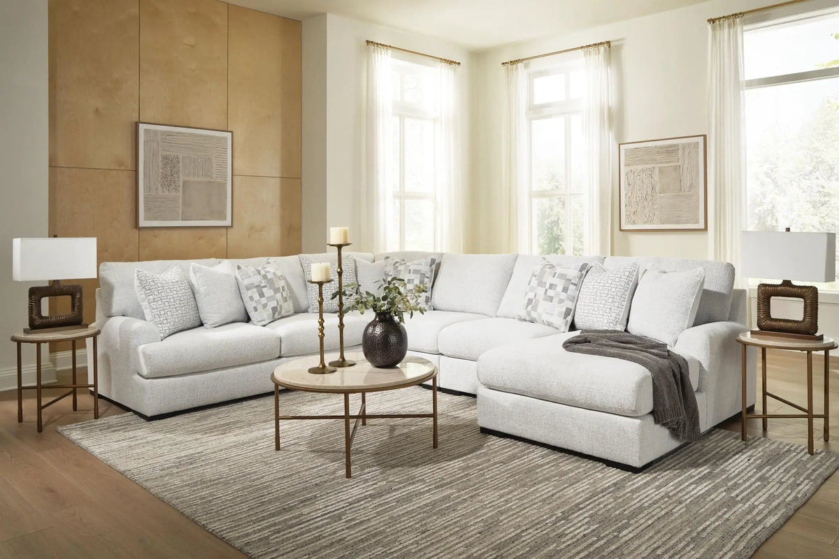 Misty-Lakes Sectional | 7 Pieces | Living Room Furniture | Living Room